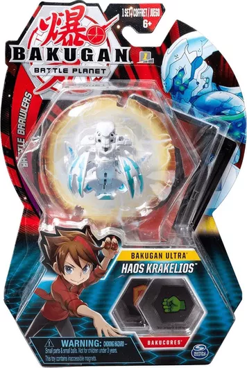 Spin Master Παιχνίδι Μινιατούρα Battle Planet: Battle Brawlers Ultra Haos Krakelios Ball Pack Bakugan για 6+ Ετών