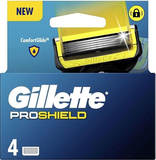 Ανταλλακτικά για Ξυραφάκι Gillette Proshield Σετ 4τμχ