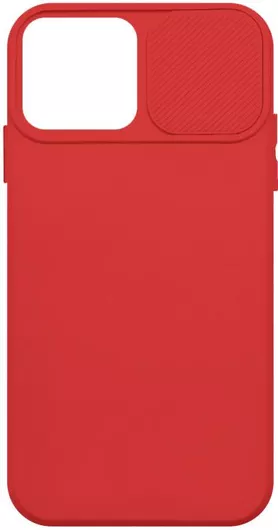 Θήκη Κινητού Powertech Camshield Soft MOB-1938 Back Cover για Apple iPhone 15 Σιλικόνη Κόκκινο