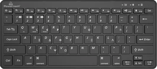 Πληκτρολόγιο Powertech PT-1153 Ασύρματο Bluetooth Ελληνικό