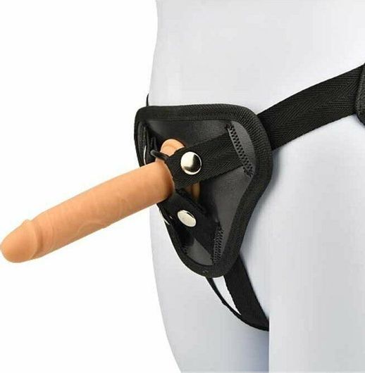Strap On Loving Joy Beginners Pegging Kit Harness με Dildo Μαύρο