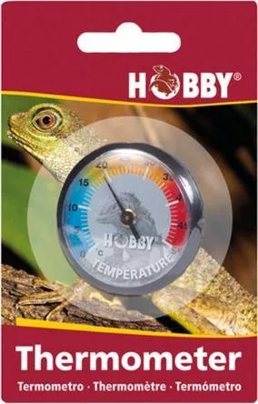 Αξεσουάρ Θέρμανσης για Ενυδρεία Ερπετών Hobby Aquaristik HO36250 Αναλογικό Θερμόμετρο Αυτοκόλλητο