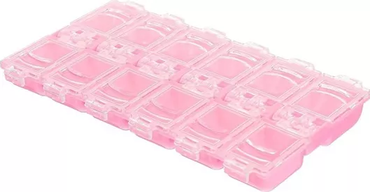 Κασετίνα Οργάνωσης Αξεσουάρ Μανικιούρ SNH12 Ροζ