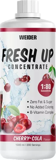 Weider Fresh Up Concentrate 1000ml Raspberry