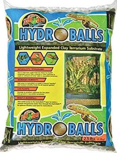 Υπόστρωμα για Ενυδρεία Ερπετών Croci Zoo Med Hydroballs T4016720 από Πηλό 4lt