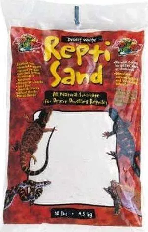 Υπόστρωμα για Ενυδρεία Ερπετών Croci Desert White ReptiSand 40006012 από Λευκό Άμμο Ερήμου 4.5kg