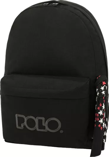 Σχολική Τσάντα Γυμνασίου / Λυκείου Polo Original Scarf Μαύρο