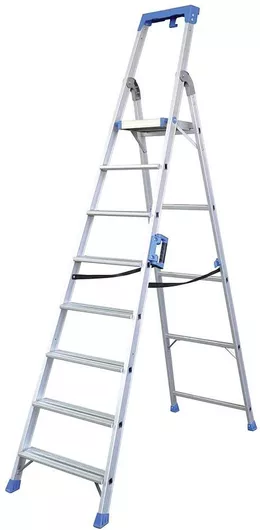 Σκάλα Αλουμινίου Bulle 631090 Heavy Duty 8 Σκαλιών 7+1