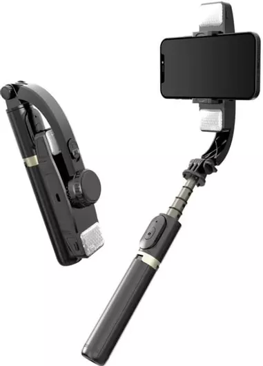 Selfie Stick Techsuit Q08D με Bluetooth Μαύρο