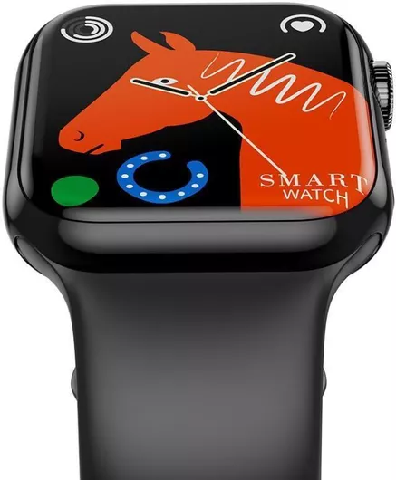 XO M50 Aluminium 44mm Smartwatch με Παλμογράφο Μαύρο