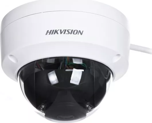 Κάμερα Hikvision Dome Υπέρυθρης Ακτινοβολίας Αδιάβροχη Εξωτερικού Χώρου IP 1080p 12V Λευκή