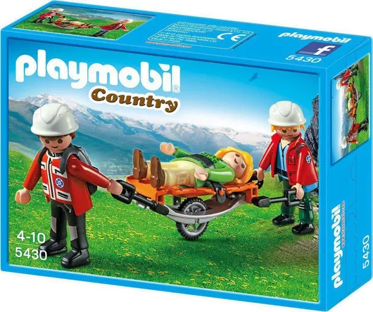 Playmobil Country Διασώστες με Φορείο για 4+ Ετών