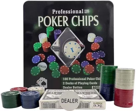 Μάρκες Poker & Βαλίτσα Σετ 100τμχ