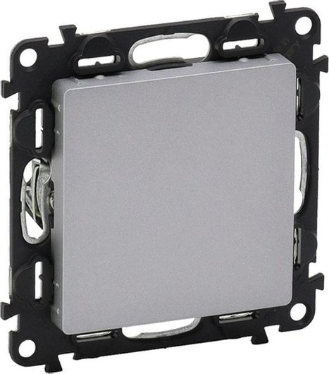 Κάλυμμα Διακόπτη Legrand Valena Life με Κενό Ασημί 755182