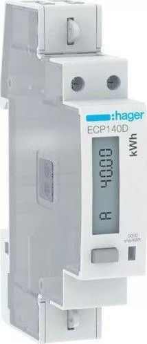 Μετρητής Παλμών Hager ECN140D MID Μονοφασικός