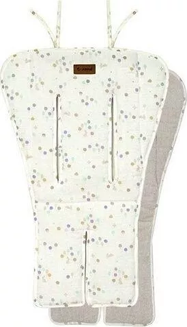 Αντιιδρωτικό Κάλυμμα Καροτσιού Jane Flappy Universal Διπλής Όψης 49x73cm Λευκό