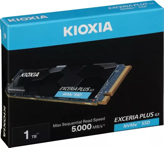 SSD Kioxia Exceria Plus G3 1TB M.2 NVMe PCI Express 4.0