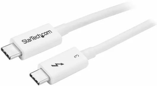 Καλώδιο USB Type-C StarTech TBLT34MM50CW Regular USB 3.0 Thunderbolt 3 0.5m Λευκό