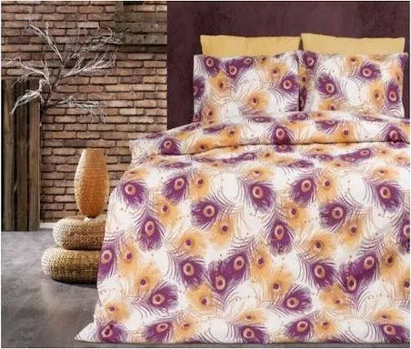 Μαξιλαροθήκη MayHome 2224226078 Γεωμετρικό Βαμβάκι & Πολυεστέρας με Φάσα Σετ 70x50cm Φούξια