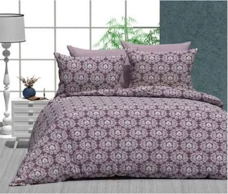 Μαξιλαροθήκη MayHome 2224226181 Γεωμετρικό Βαμβάκι & Πολυεστέρας με Φάσα Σετ 70x50cm Καφέ