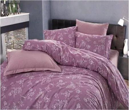 Μαξιλαροθήκη MayHome 2224226183 Floral Βαμβάκι & Πολυεστέρας με Φάσα Σετ 70x50cm Ροζ