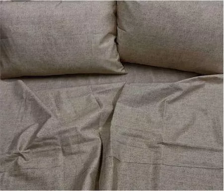 Μαξιλαροθήκη MayHome 2224224343 Μονόχρωμη Βαμβάκι & Πολυεστέρας με Φάσα Σετ 70x50cm Μπεζ