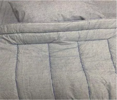 Μαξιλαροθήκη MayHome 2224224341 Μονόχρωμη Βαμβάκι & Πολυεστέρας με Φάσα Σετ 70x50cm Γαλάζιο