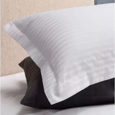 Μαξιλάρι Vesta Home 000003094 Μονόχρωμo Σετ 75x55cm Λευκό