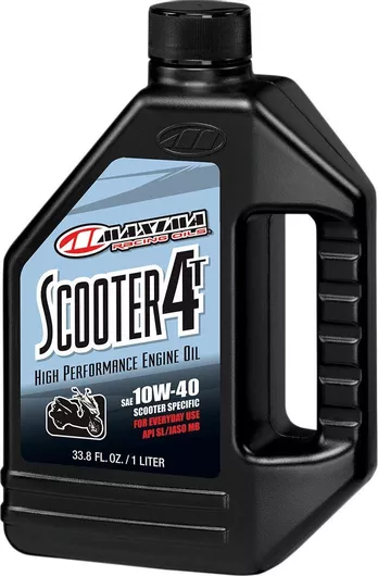 Λάδι Μοτοσυκλέτας Maxima Racing Oils Scooter 4T για Τετράχρονους Κινητήρες 10W-40 1lt