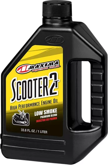 Λάδι Μοτοσυκλέτας Maxima Racing Oils Scooter 2T για Δίχρονους Κινητήρες 1lt