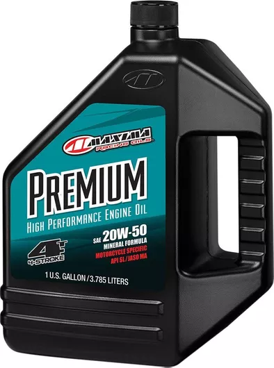 Λάδι Κινητήρα Μοτοσυκλέτας Maxima Racing Oils Maxum 4 20W-50 3.785lt