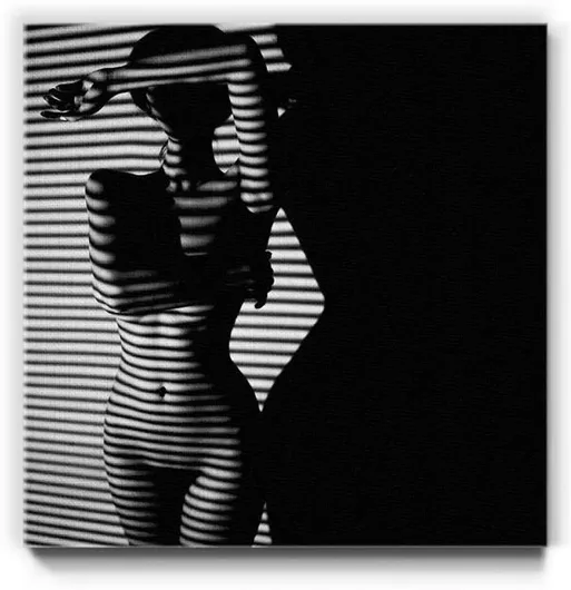 Πίνακας σε Καμβά Walls Σέξι Γυμνό Μοντέλο 60x60cm