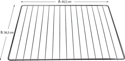 Σχάρα Φούρνου Κουζίνας Συμβατή με Indesit 44.5x36cm