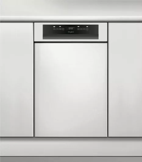 Πλυντήριο Πιάτων Whirlpool WSBC 3M17 X Εντοιχιζόμενο για 10 Σερβίτσια Π44.8xY82cm Λευκό