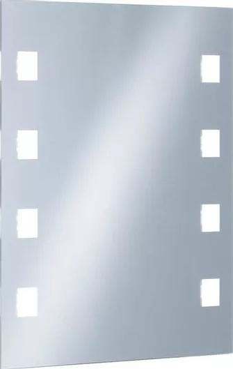 Καθρέπτης Μπάνιου Fischer Honsel 26133 Μεταλλικός 70x56cm Ασημί
