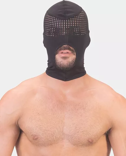 Μάσκα Barcode Berlin Mesh Eye Hood Troy Μαύρο One Size