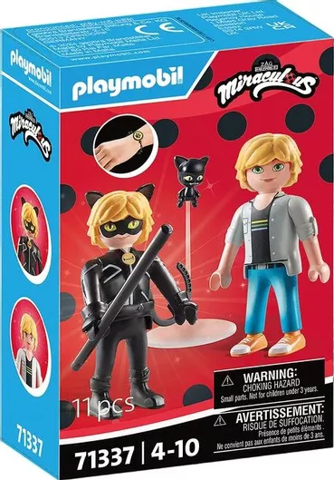 Playmobil Miraculous Adrien & Cat Noir για 4 ετών
