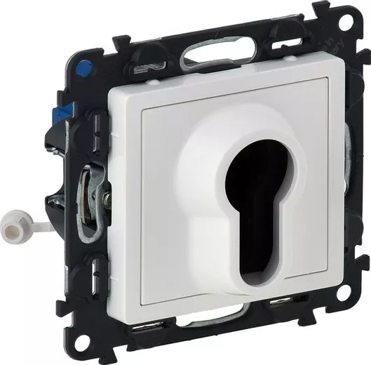 Διακόπτης Τοίχου Legrand Valena Life 25 Χωνευτός με Κλειδί Χωρίς Πλαίσιο & Ένα Πλήκτρο 752125 Λευκό