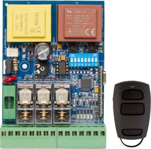  Πίνακας Ελέγχου Γκαραζόπορτας Profelmnet Psr-3433 Μονοφασικός 1200w & 1 Τηλεχειριστήριο Κυλιόμενο 