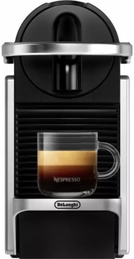 De'Longhi Pixie Καφετιέρα για Κάψουλες Nespresso Πίεσης 19bar με Αφρογαλιέρα Silver