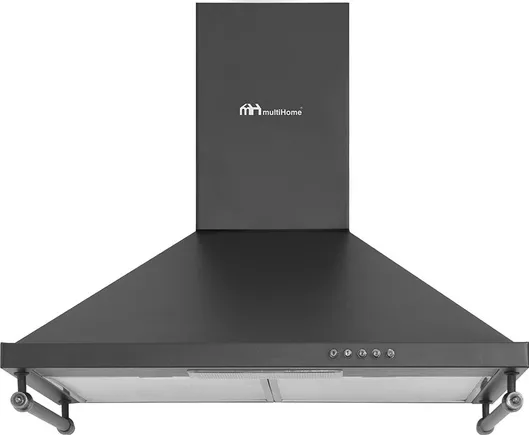 MultiHome MH-6652 Απορροφητήρας Καμινάδα 60cm Μαύρος