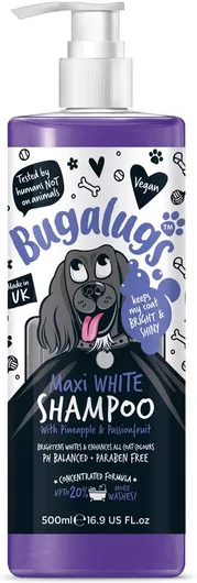 Σαμπουάν Σκύλου Bugalugs για Λευκό Τρίχωμα 500ml