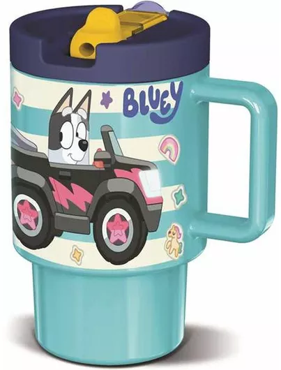 Bluey Παιδικό Παγούρι Θερμός Bluey Πλαστικό 530ml Διάφορα Σχέδια/Χρώματα