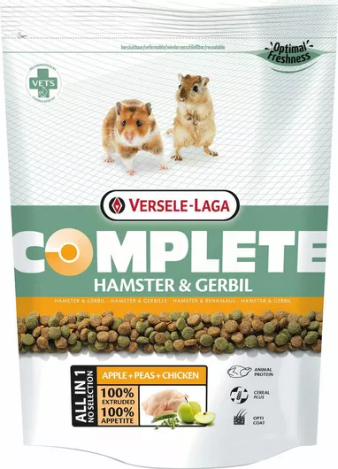 Τροφή Versele Laga για Νεαρό Χάμστερ με Μήλο Complete Hamster & Gerbil 500gr