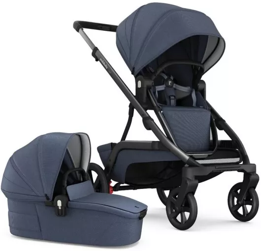 Καρότσι Μωρού Redsbaby Nuvo Ρυθμιζόμενο 2 σε 1 Kατάλληλο για Nεογέννητο Blue State