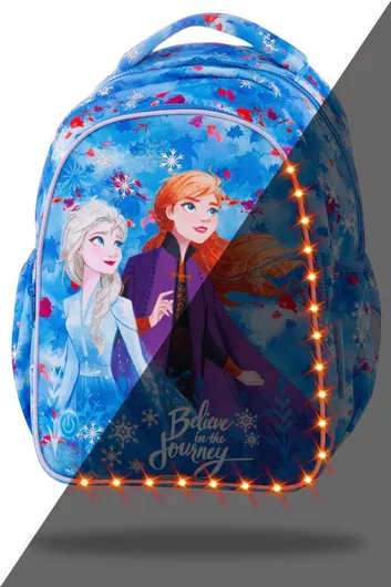 School Backpack with LED Lights - Joy S Frozen Dark