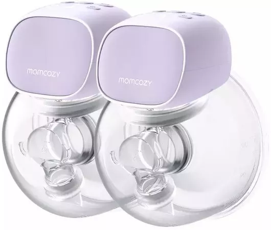Θήλαστρο Momcozy Ηλεκτρικό Διπλό Μπαταρίας & Ρεύματος Μοβ