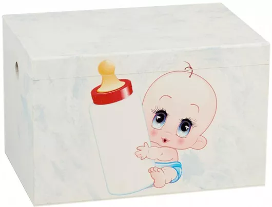 Βαπτιστικό Κουτί Novaker 68 Μωράκι Ξύλινο 45x31x29cm