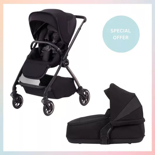 Καρότσι Μωρού Silver Cross Premium Ρυθμιζόμενο 2 σε 1 Kατάλληλο για Nεογέννητο Dune Space