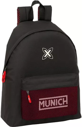 School Bag Munich Vulcan Black 33 X 42 X 15 Cm